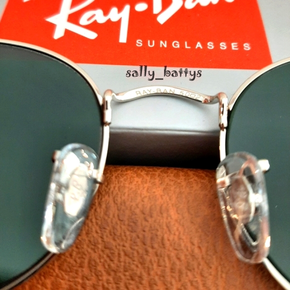 RayBan (Store Display) Round Metal Reflective Silver RB3447 Mirror - Picture 9 of 14